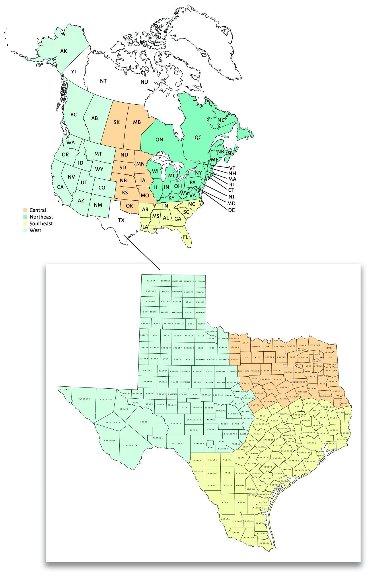 Addc Service Map Regions & Clubs – ADDC